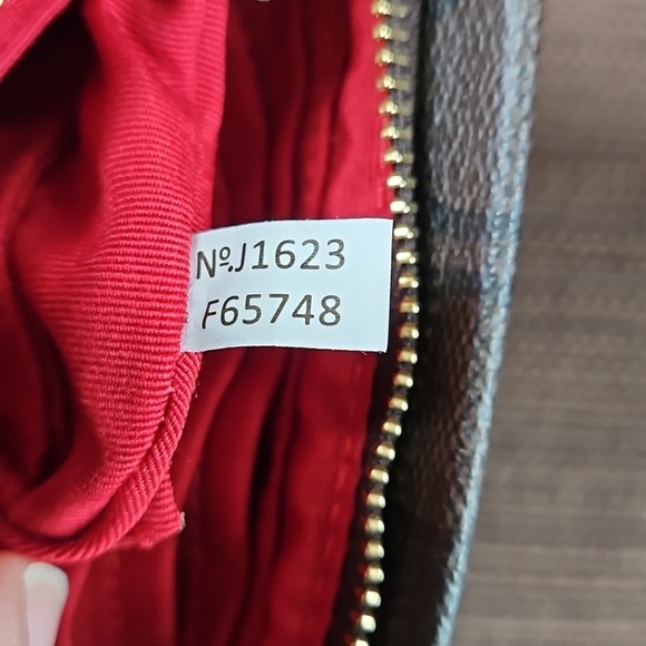 Coach Signature C Coated Canvas & Leather Large Zip Wristlet In Brown & Fuchsia - Picture 11 of 13